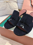 LP 25 Summer Charm Sandal 55 Navy Blue Suede