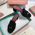 LP 25 Summer Charm Sandal 55 Black Suede