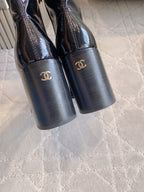 CC 25 Heeled Short Boot Black Patent Leather 516679