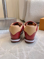 LV BUTTERSOFT Sneaker Red Monogram-Printed Lambskin 516884