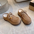 UGG Yupoo Loafers  Beige Wool Suede 516910
