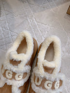 UGG Tazz Slipper Loafers Brown  Suede and fleece 516903