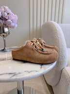 UGG Yupoo Loafers  Caramel  Wool Suede 516908