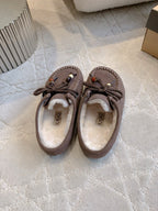 UGG Yupoo Loafers   Burgundy  Wool Suede 516907