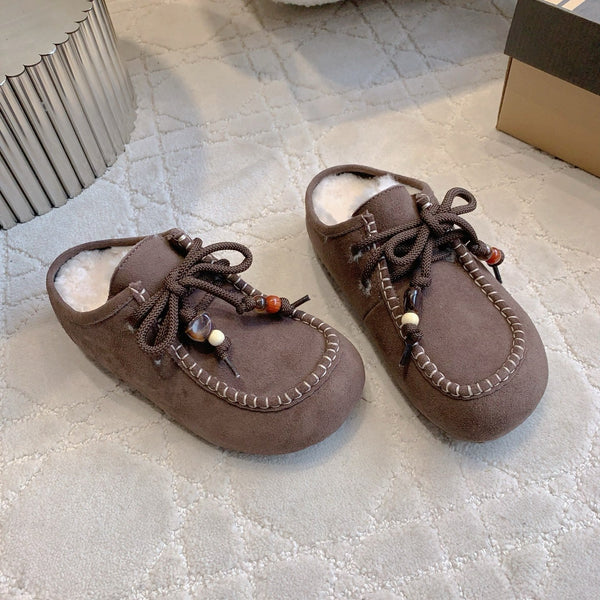 UGG Yupoo Loafers   Burgundy  Wool Suede 516907
