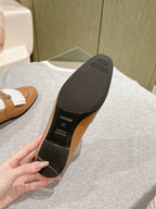 HM Mocassins Royal Loafers Caramel White Sheepskin 445008