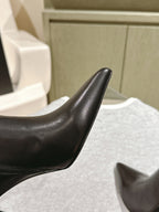CC Ankle Boots 85mm Black Lambskin
