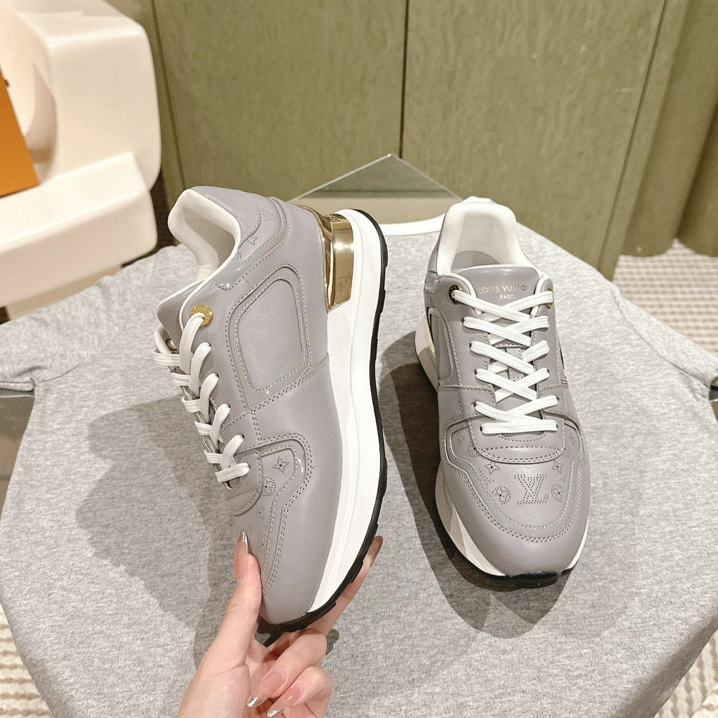 LV Neo Run Away Sneaker 50mm Grey Cowhide