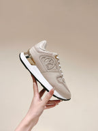 LV Neo Run Away Sneaker 50mm Beige Cowhide