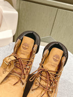 LV x Timberland 6in Ankle Boot 50mm Light Brown Monogram Embossed Suede 450426