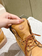 LV x Timberland 6in Ankle Boot 50mm Light Brown Suede & Monogram Canvas 450428