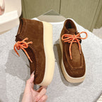 Miu Ankle Boots Caramel Suede