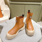LV Ruby Flat Ankle Boot 50mm Light Brown Cowhide 450432