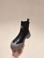 LV Ruby Flat Ankle Boot 50mm Black Cowhide 450433