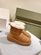 Jimmy Xan Toffee Ankle Boots Brown Shearling Leather 533015
