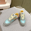 Miu Gymnasium Sneakers Mulitcolor Technical Fabric & Suede 445727