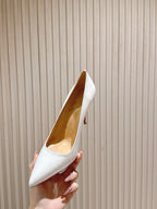 CL 25s So Kate Pumps 95mm White Patent Leather 446678