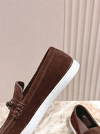 HM 25s Ignacio Loafer Dark Brown Suede Rubber 445346