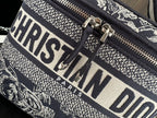 diortravel vanity 25 black embroidery