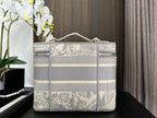 diortravel vanity 25 grey embroidery