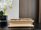 MY CD 24 TOP HANDLE BAG BEIGE LAMBSKIN