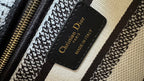 medium lady 24 black white embroidery