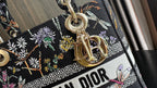 medium lady 24 black flower embroidery