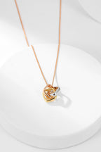 trinity square necklace