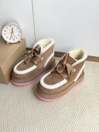 UGG Dopamine Snow Boots Brown Wool Suede 512873