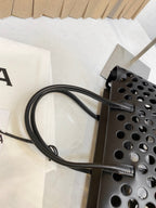 NEO MINA 20 BAG IN BLACK PERFORATED CALFSKIN