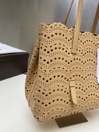 MINA 32 BAG IN HARVEST GOLD VIENNA WAVE CALFSKIN