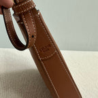 PHONE POUCH HELOISE 19 IN IRISH COFFEE SUPPLE CALFSKIN