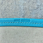 SMALL BELHARRA 24 IN BABY BLUE GOYARDINE CANVAS AND LAMBSKIN