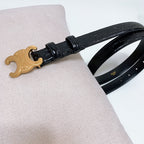 CEL Gold Buckle Belt 18mm Calfskin 176670