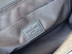 LV Steamer PM Bag 25cm Black Taurillon Monogram Leather
