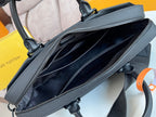 LV Pilot Briefcase 39cm Black Cowhide 257876