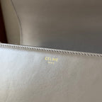 classique triomphe 22 grey calfskin gold hardware