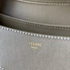 POLLY 33 IN SANDAL BROWN CALFSKIN GOLD LOGO
