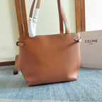 SMALL CABAS ANAÏS CUIR TRIOMPHE 28 IN BRONZE ORANGE GRAINED CALFSKIN