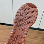 LP Week End Walk Sneaker In Tawny Mix Earth Brown Denim Fabric And Sudede 984389