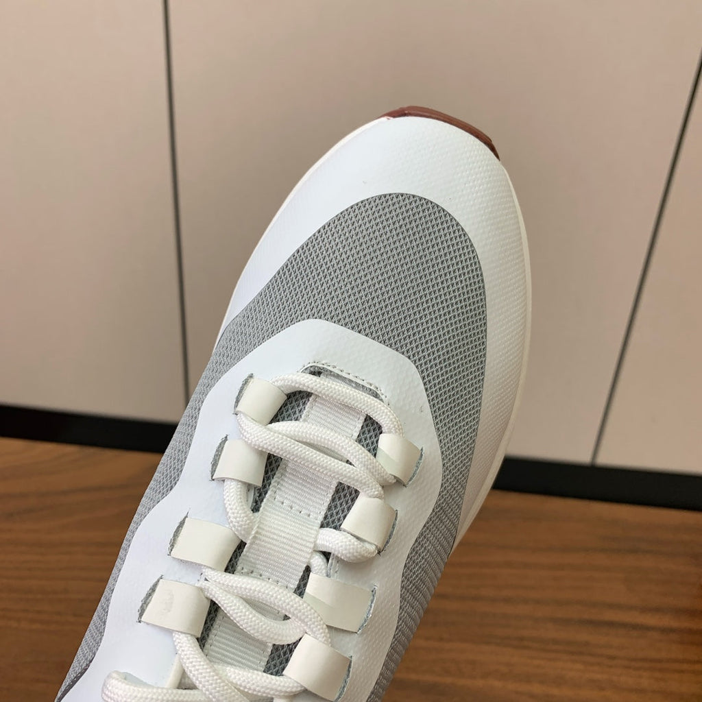 LP Week-End Walk Sneaker In Grey White Mix Black Mesh Fabric 984415