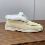 LP Open Walk Chukka Boot Light Lime Suede Lamb Fur
