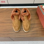 LP Open Walk Chukka Boot Brown Suede Lamb Fur