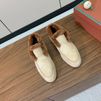 LP Open Walk Chukka Boot Beige Suede Lamb Fur
