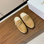 CD Dior Boy Mule Beige Suede Goatskin