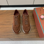 LP Week-End Walk Sneaker In Brown Mocha Suede 984396