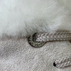 LP Winter Nuages Ankle Boot Pale Gray Fur Suede 550810