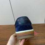 LP 26SS Velcro-strap Sneaker Blue Suede Leather 606506
