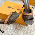 lv neo revival 90 brown beige monogram calfskin