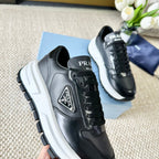 PRA BLACK THICK SOLE SNEAKER BLACK CALFSKIN